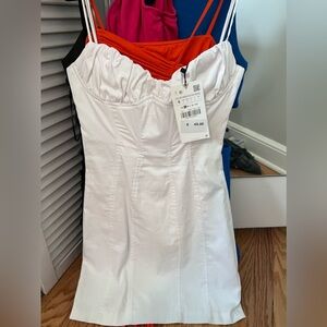 White Zara dress